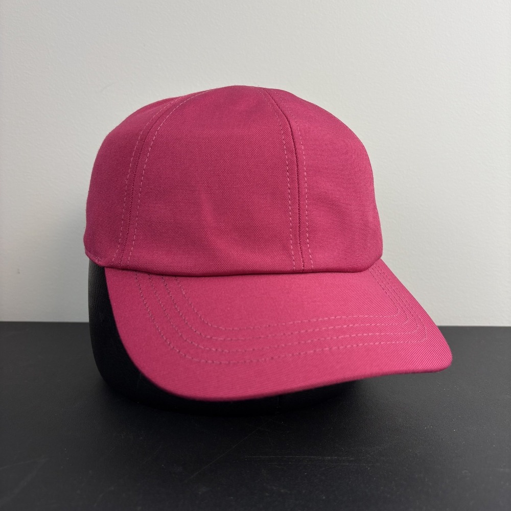 Vintage Y2K Madewell J Crew Pink Canvas Blank Dad Hat Strapback Baseball Cap